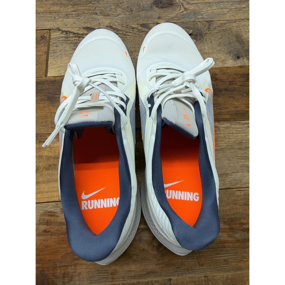 Nike Quest 5 Mens Running Shoes White Orange Thunder Blue DD0204-103 Size 12 - Picture 5 of 7